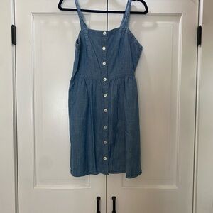 J. Crew Blue Midi Dress